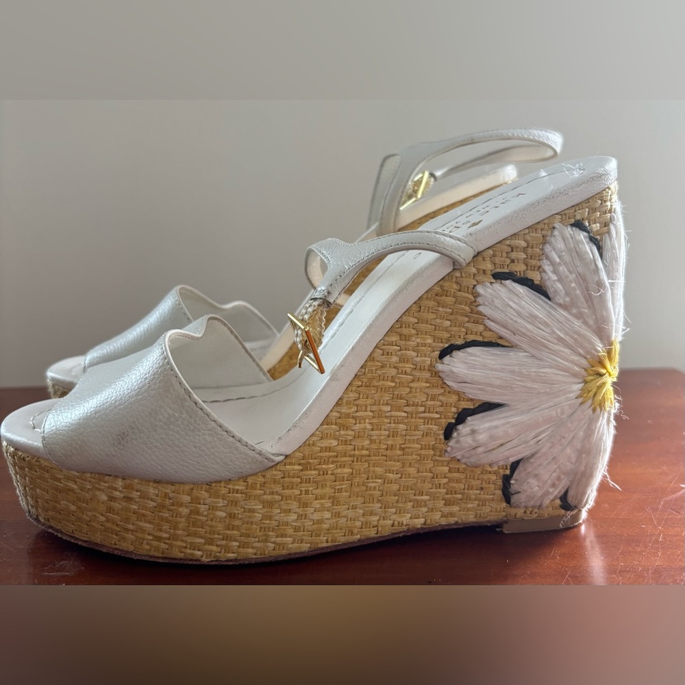 Kate Spade New York Devon “Daisy" Platform Wedge Sandal size 7 1/2 M